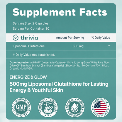 Liposomal Glutathione - 500mg